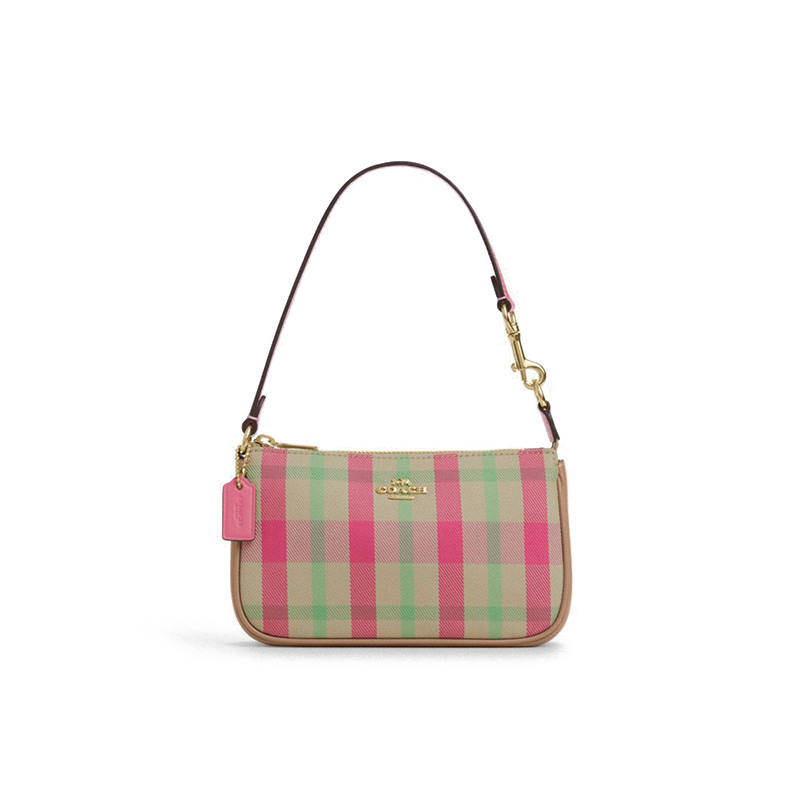 COACH Nolita Fabric Handbag Small Women's Pink