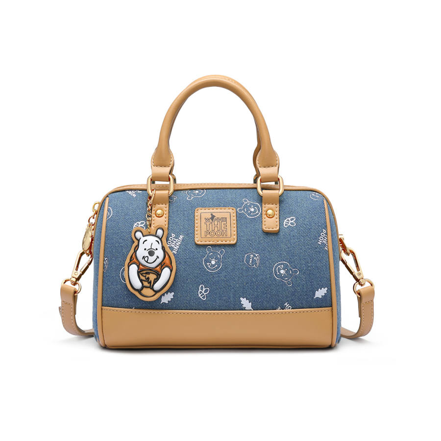 Disney Winnie The Pooh Fabric Handbag Women's Denim Blue