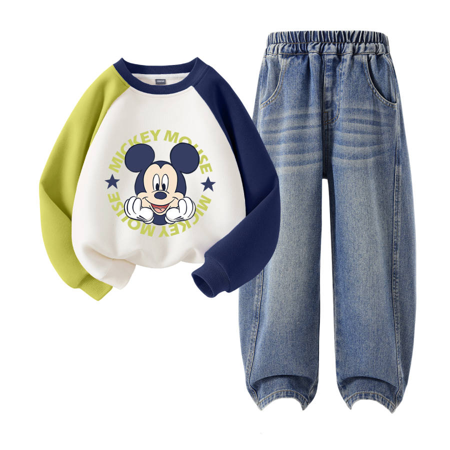 Disney Kids Casual Sportswear Crew Neck Moderate