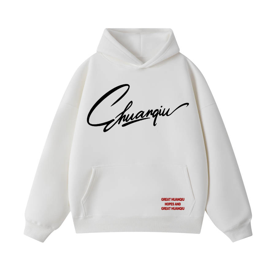 HUANQIU Sweatshirts Unisex Hooded Moderate Heavyweight