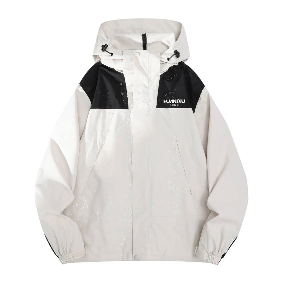 HUANQIU Jackets Unisex Detachable Hood Moderate