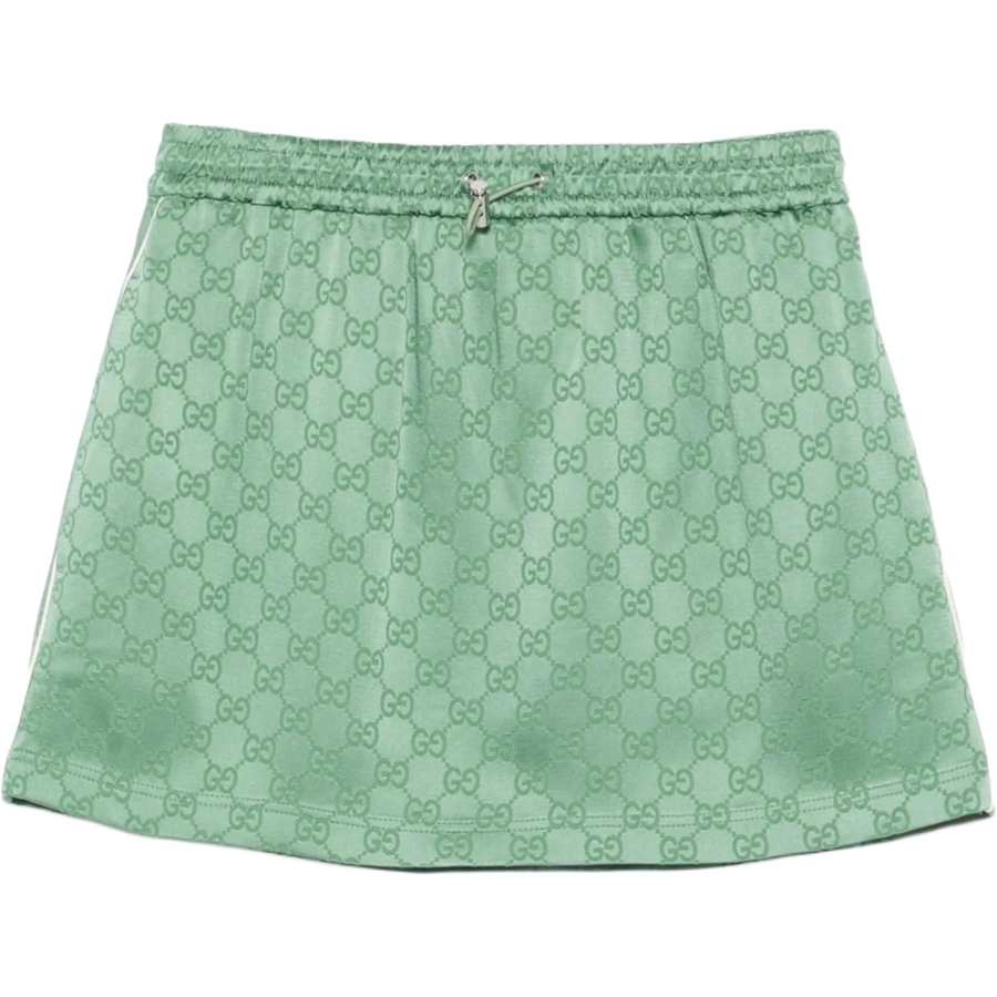 GUCCI Gg Satin Mini Skirt