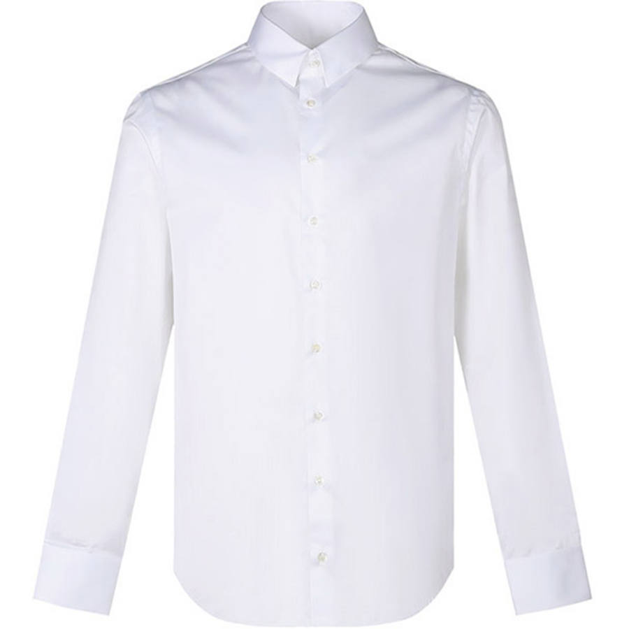 GIORGIO ARMANI Classic Shirt In Cotton Twill