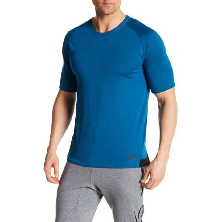Nike Nike Clothing T Shirts Men's Blue Crew Neck