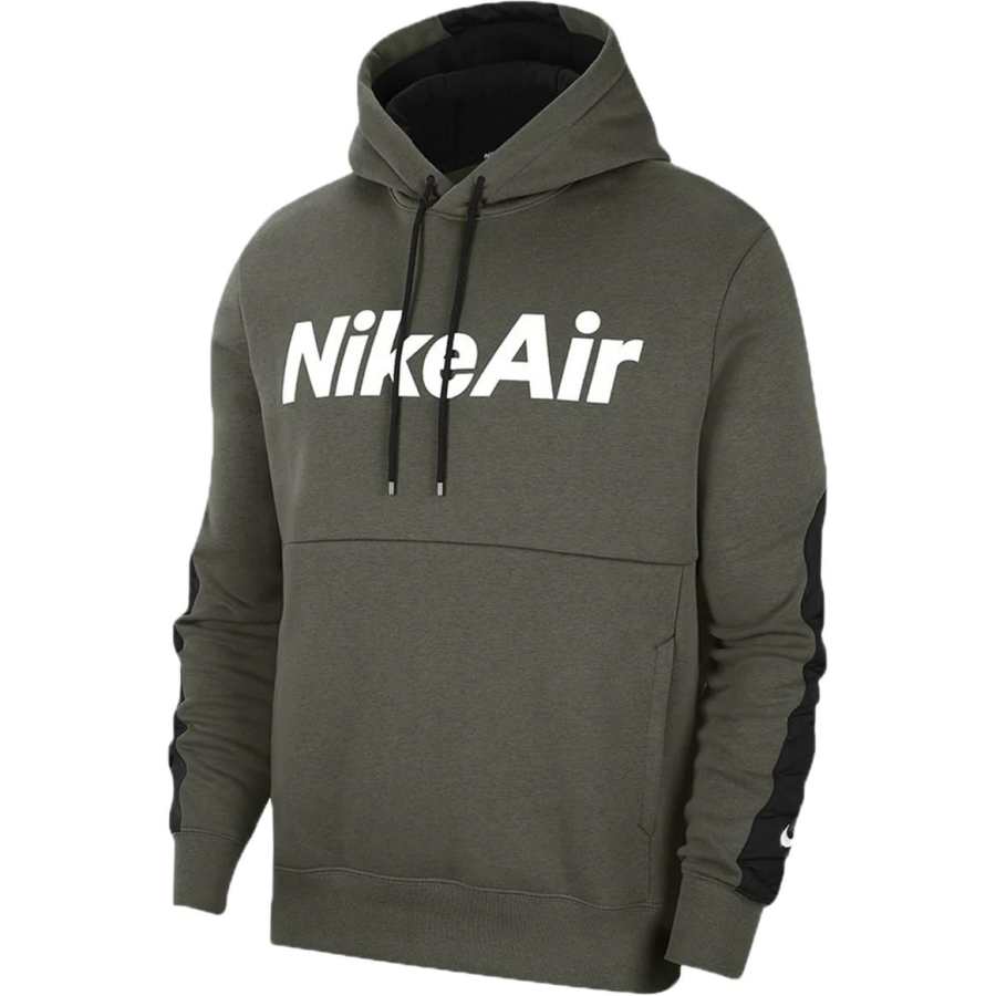 Nike Nike Clothing Sweatshirts Men's Olive Green Hooded Moderate