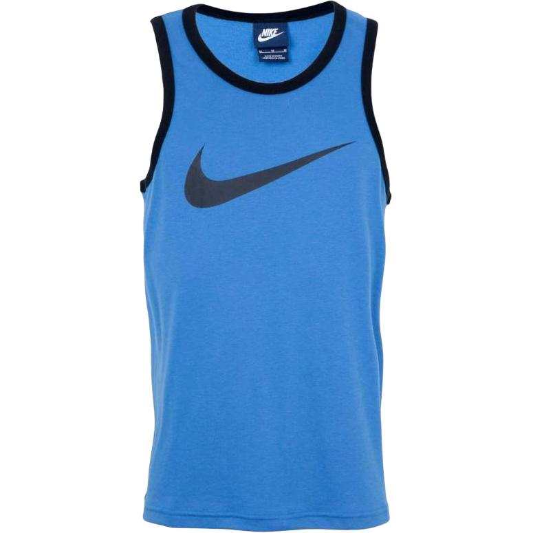 Nike Nike Clothing Tank Tops Men's Blue Crew Neck Moderate Other
