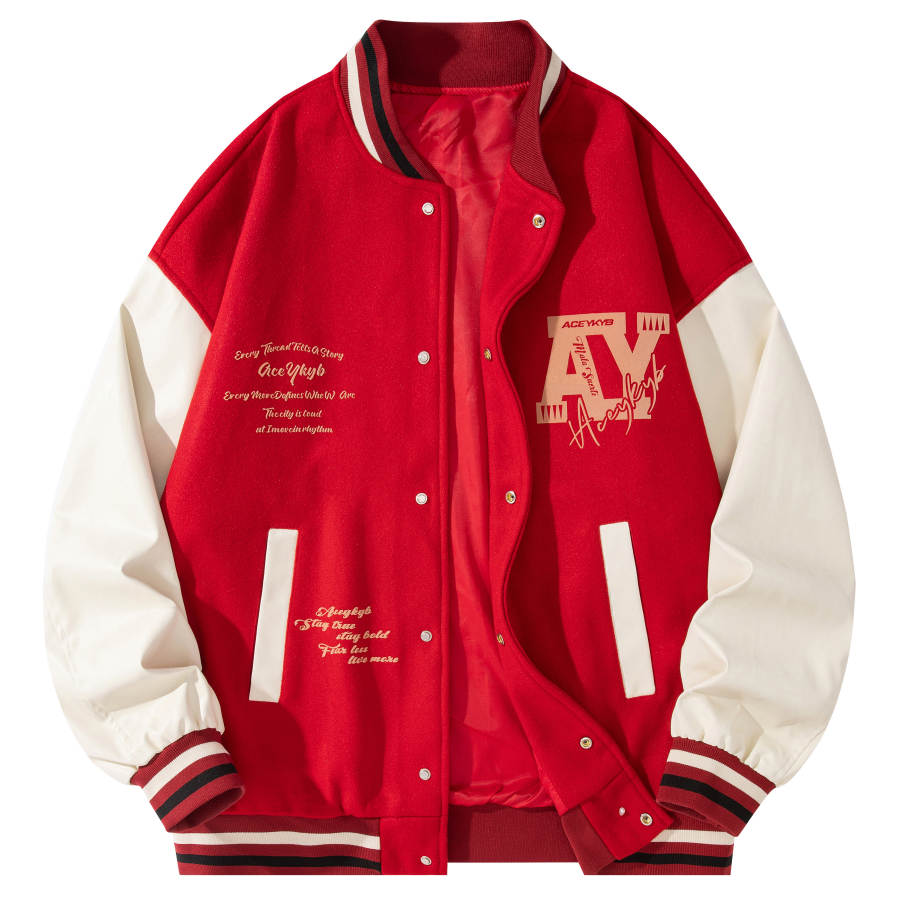 YK&YB X Tao Huang Baseball Jacket Unisex