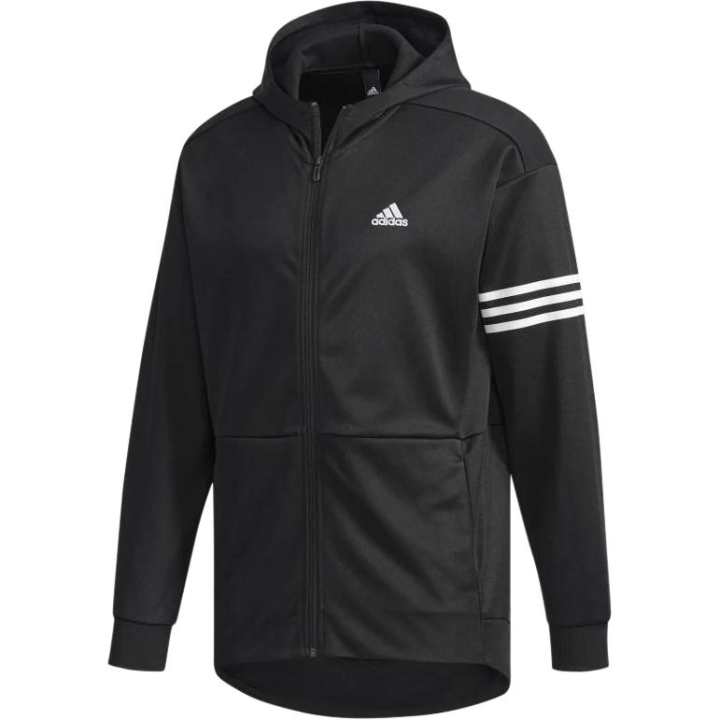 Adidas Adidas Clothing Jackets Men's Black Hooded Moderate Other