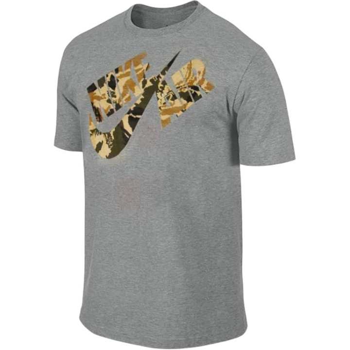 Nike Nike Clothing T Shirts Men's Gray Crew Neck