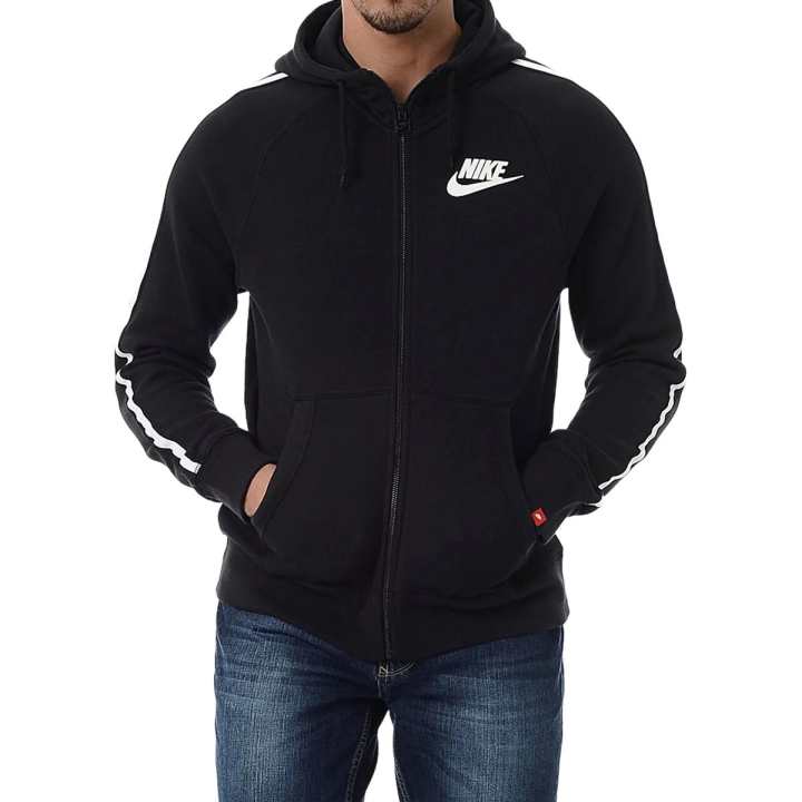 Nike Nike Clothing Sweatshirts Men's Black Hooded Non Detachable Moderate