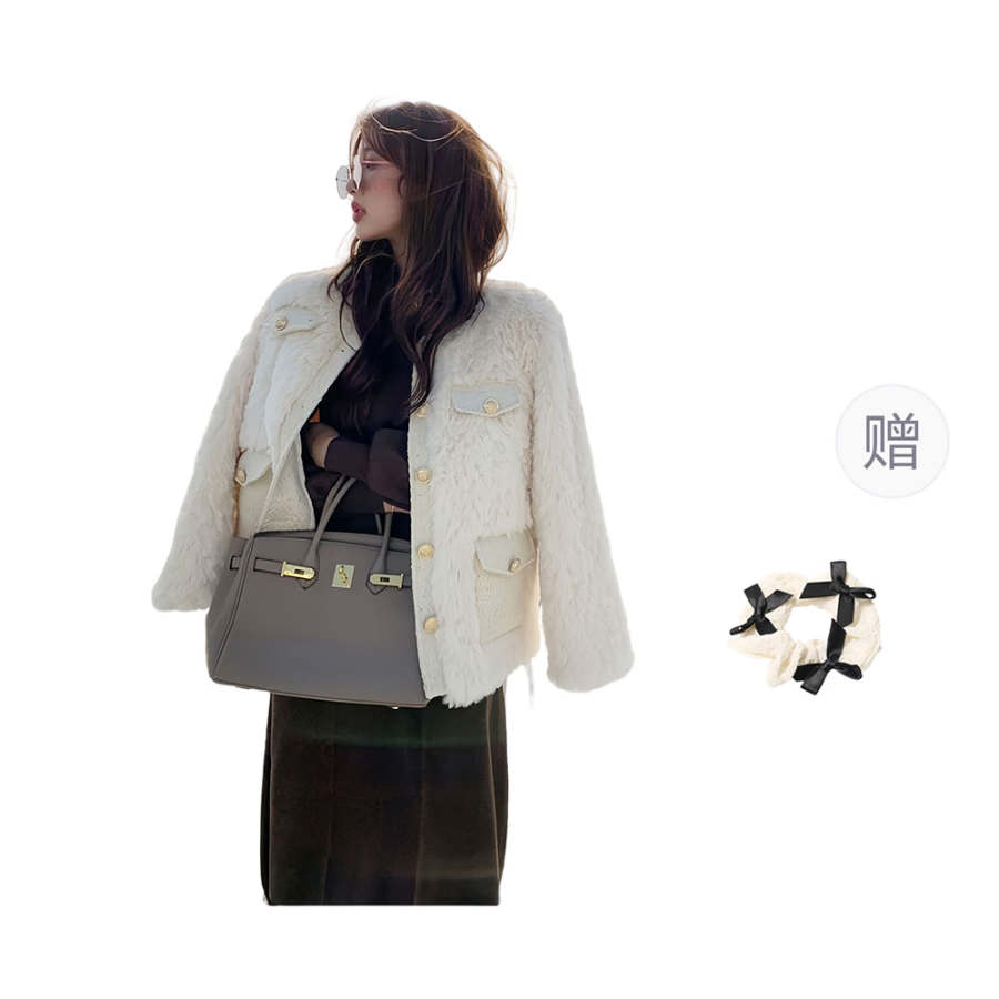 CPAURA Velvet feel Coat Women's