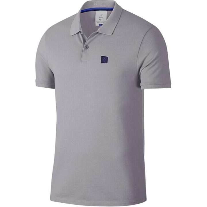 Nike Nike Polo Shirts Men's Gray Polo Collar Moderate
