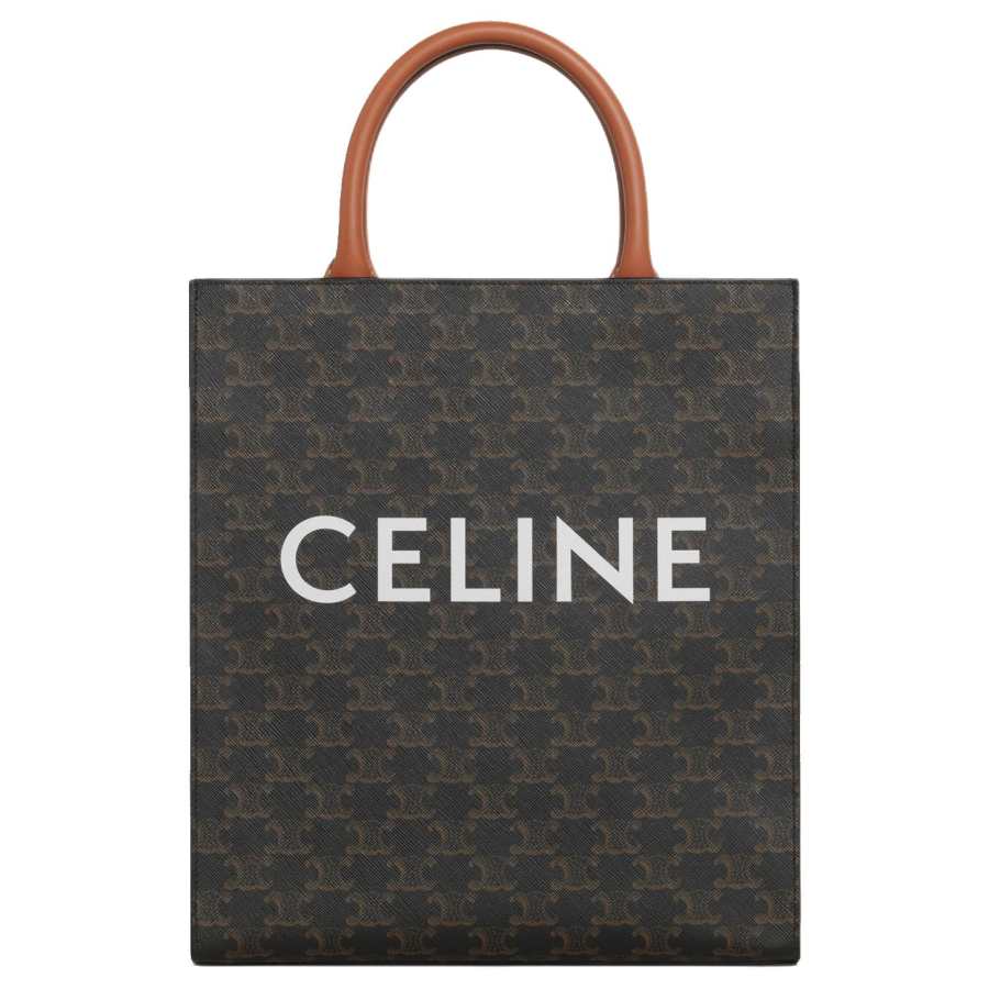 CELINE Cabas Artificial Leather Tote Bag, Shopping Bag, Sheet Music Bag, Shoulder Bag, Crossbody Bag, Handbag Small