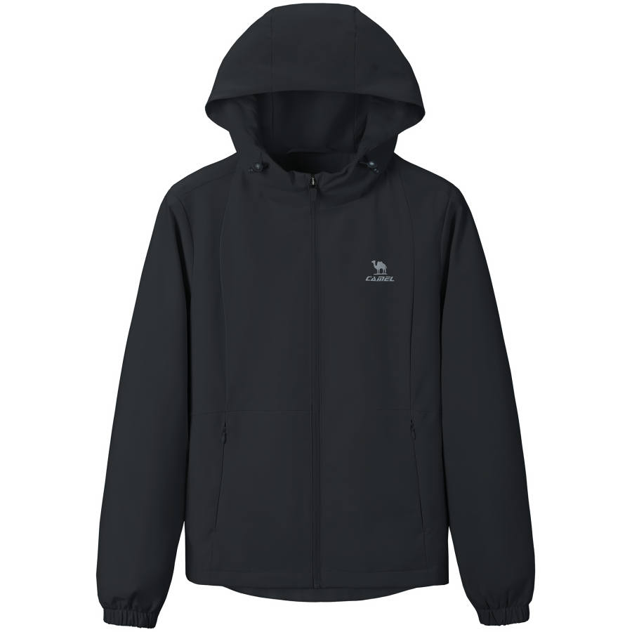 CAMEL Urban Function Series Sports Fleece Lined Windproof Water Repellent Outdoor Casual Mountaineering Hooded Coat