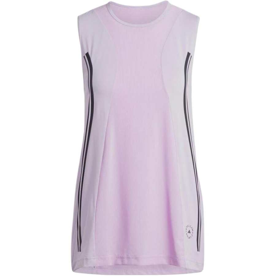 Adidas Adidas Sleeveless Sports Shirts Women's Light Purple Other