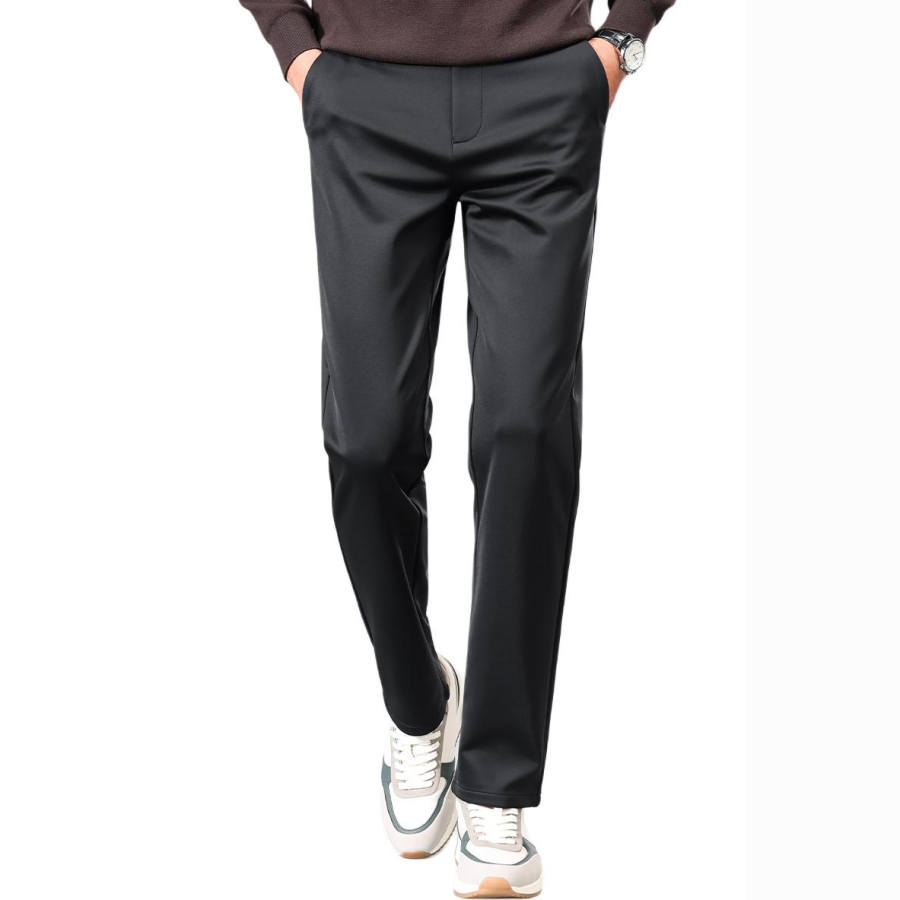 Hodo Casual Pants Men's Moderate Straight Fit Pants