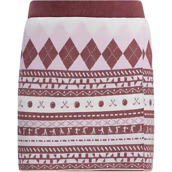Adidas Adidas Casual Short Skirts Japan Version Women's Tranquil Dark Red