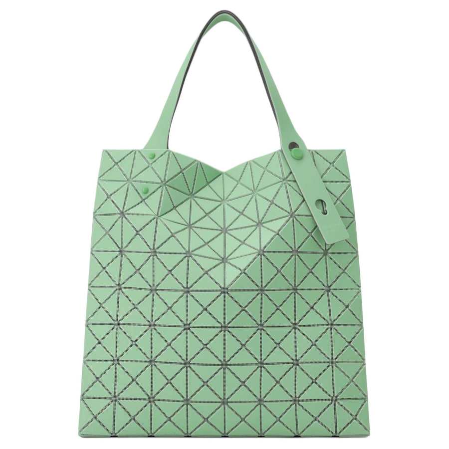 ISSEY MIYAKE Prism Polyvinyl Chloride Resin PVC Tote Bag, Shopping Bag, Shoulder Bag, Handbag Women's Light Green