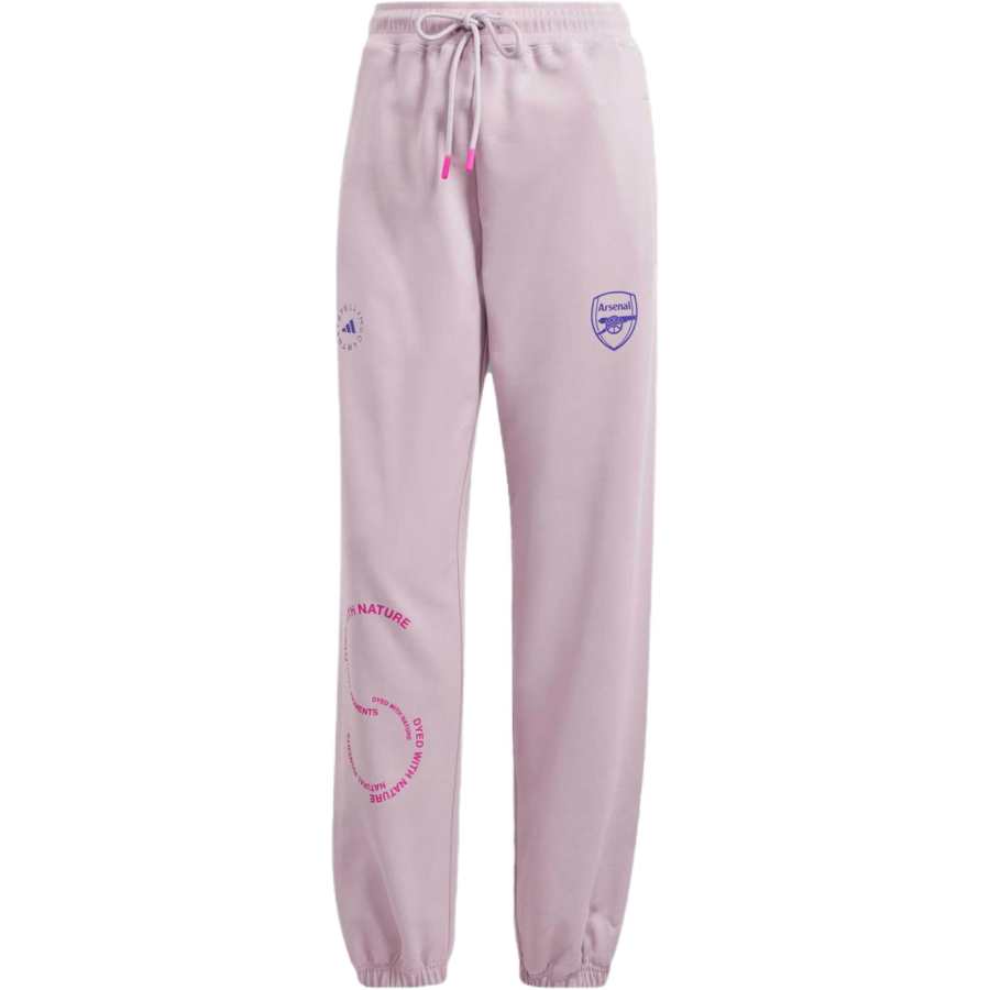 Adidas Adidas X Stella McCartney Adidas X Stella McCartney Collaboration Collection Knitted Sweatpants Women's Pink Moderate Cuffed Pants