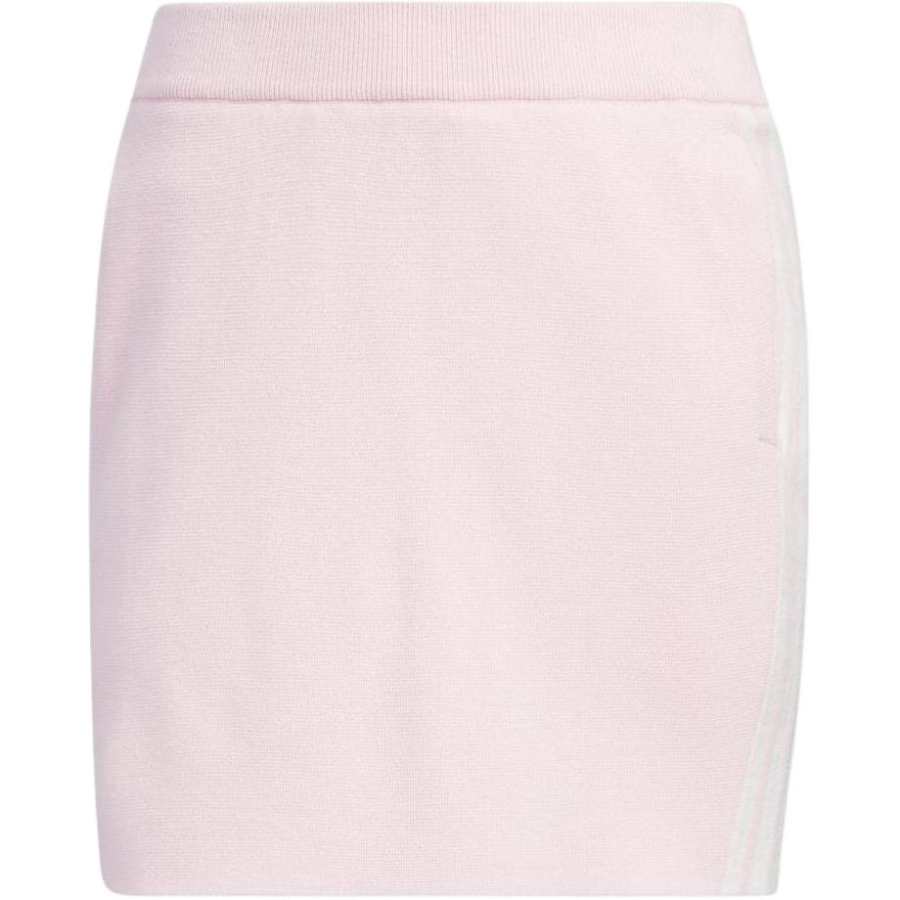 Adidas Adidas Casual Short Skirts Women's Pink Moderate Short Bodycon Skirt