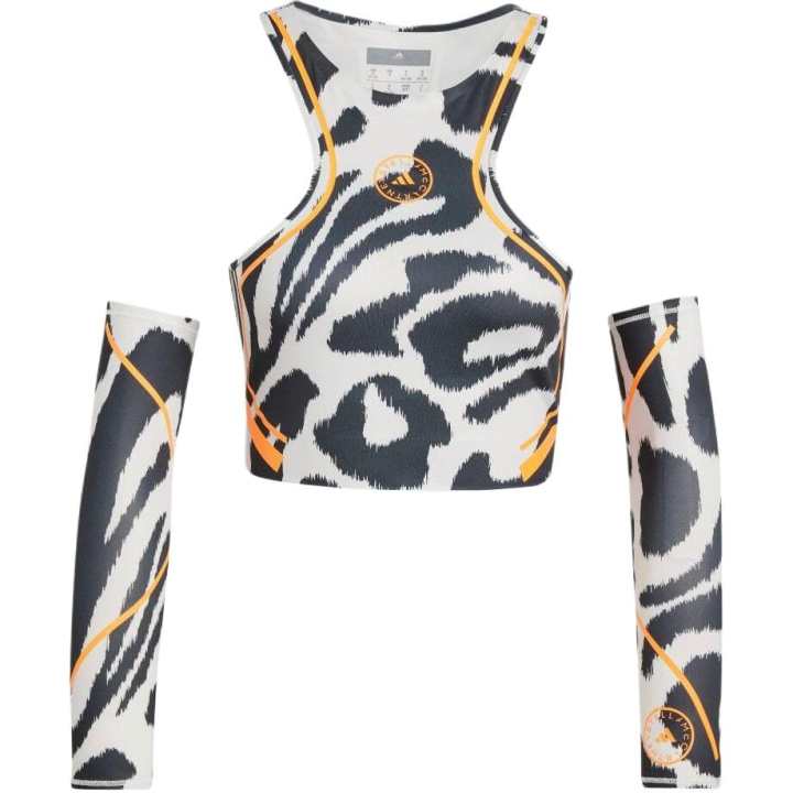 Adidas adidas By Stella McCartney Detachable-sleeve Cropped Top