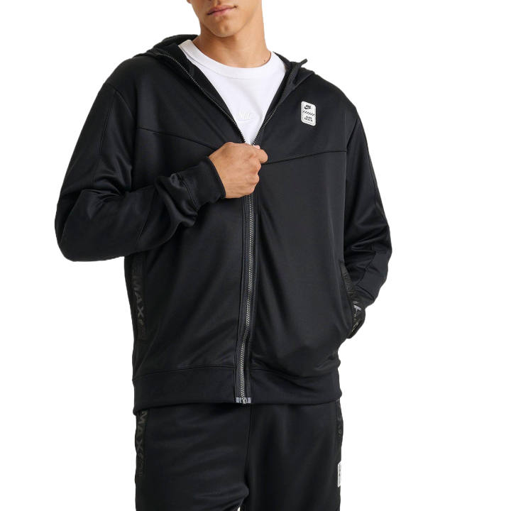 Nike Nike Sweatshirts Men's Black Hooded Moderate