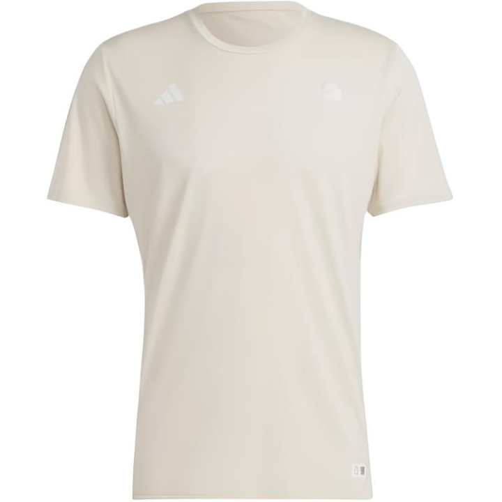 Adidas Adidas T Shirts Men's Beige Crew Neck Moderate Straight Fit