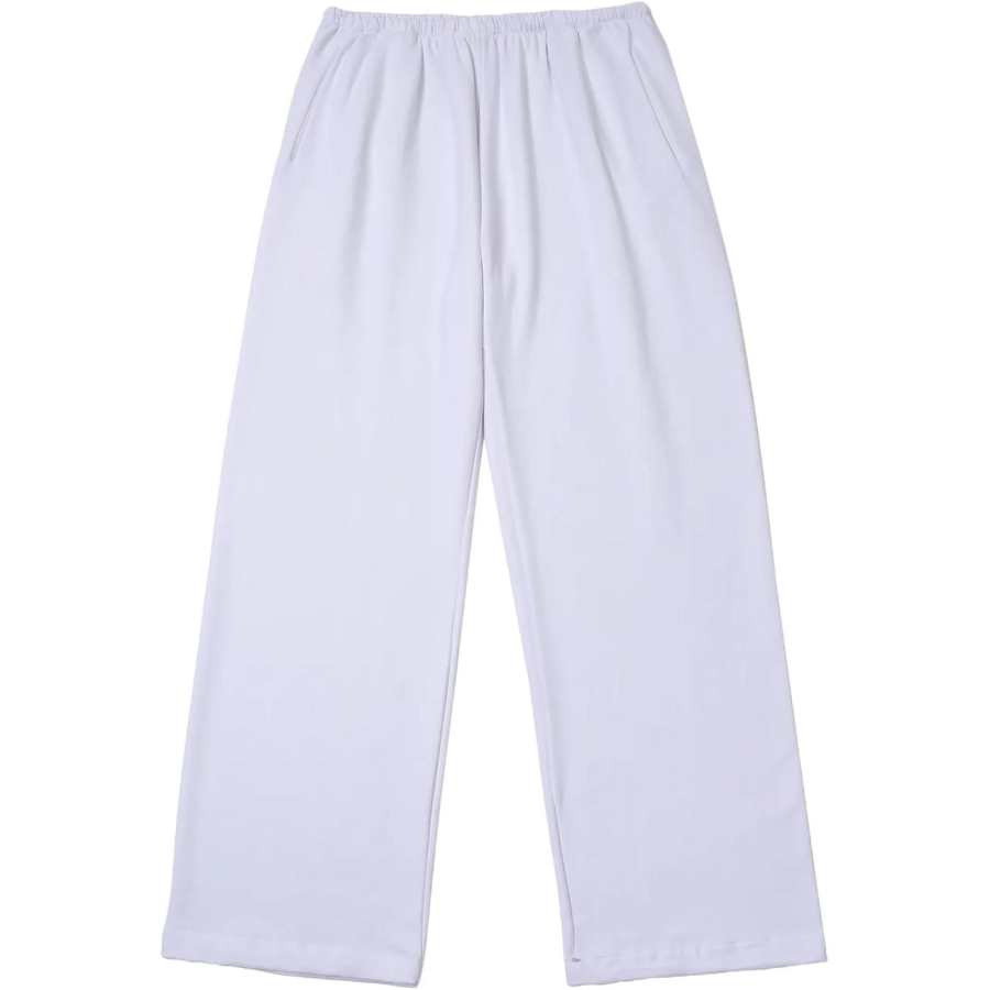 YEEZY Casual Pants Unisex White Moderate Straight Fit Pants