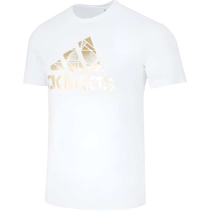 Adidas Adidas Set in Sleeve T Shirt Men's White