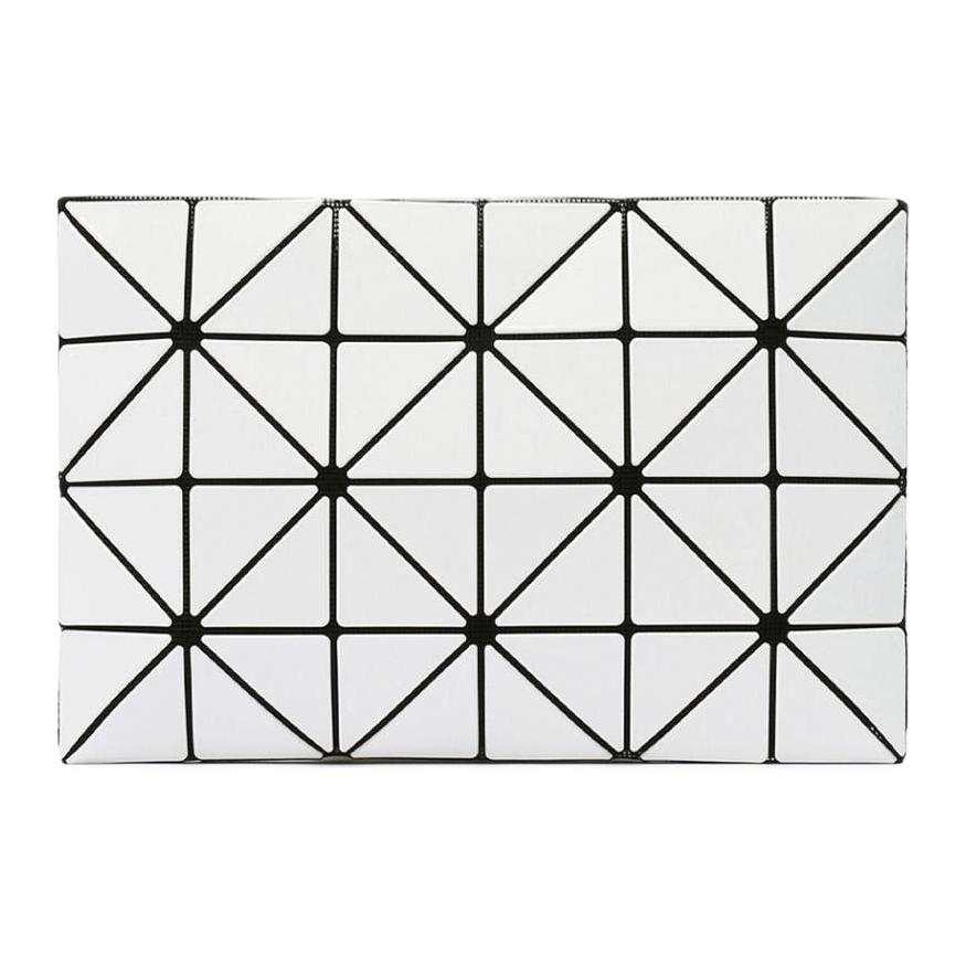 ISSEY MIYAKE Polyvinyl Chloride Resin Clutch Women's White