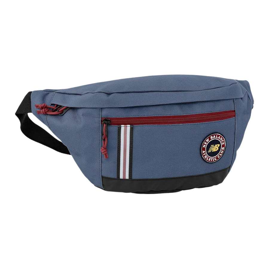 New Balance New Balance Polyester One Shoulder Crossbody Fanny Pack Large Men's Deep Sea Gray
