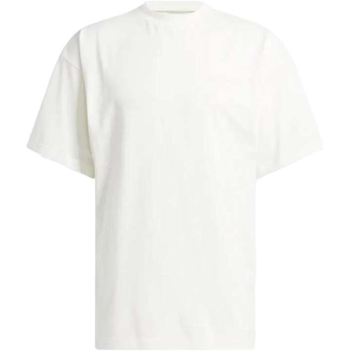 Adidas Adidas T Shirts Men's White Crew Neck Moderate Straight Fit