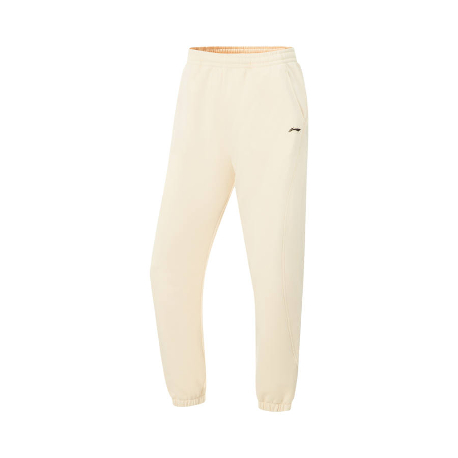 Li-Ning Li Ning Fitness Series Knitted Sweatpants Women's Eggnog Gray