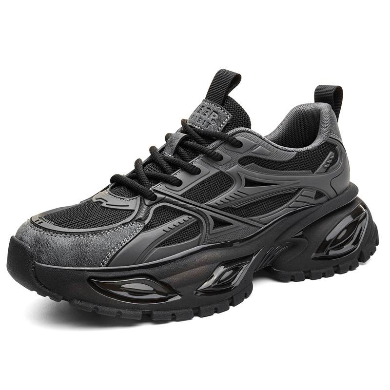 JEEP SPIRIT Darth Vader Titanium Samurai Gray Height Increasing Abrasion Resistant Breathable Slip Resistant Low top
