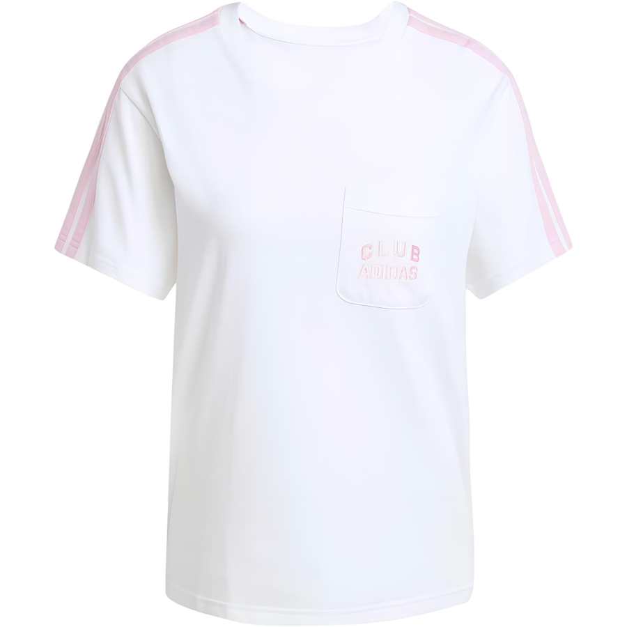 Adidas Adidas Free Shipping With AdiClub Lounge Soft Side Pocket Graphic Tee