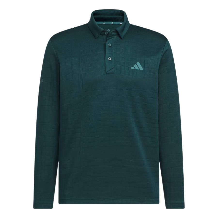 Adidas Adidas Polo Shirts Men's Dark Green Polo Collar Moderate Straight Fit