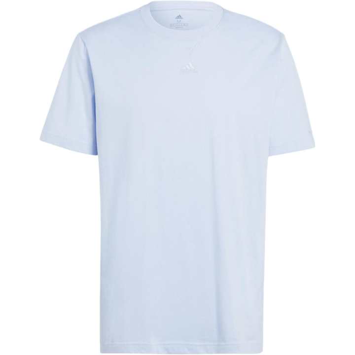 Adidas Adidas T Shirts Men's Blue Crew Neck Moderate Straight Fit
