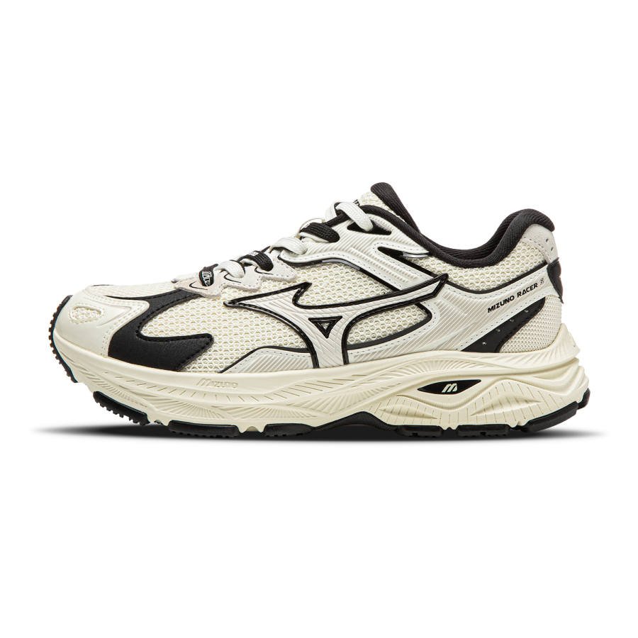 Mizuno Racer S Low top Running Shoes Unisex Ecru