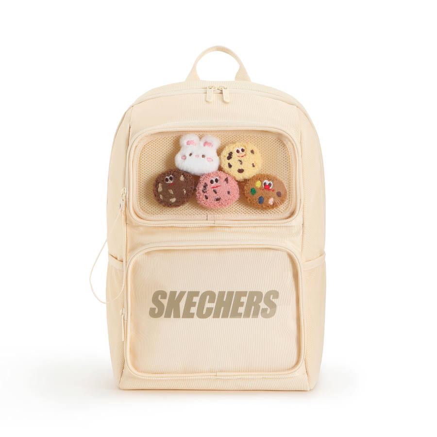 Skechers Fabric Backpack Unisex Light Sand Yellow