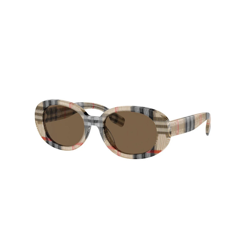 Burberry Acetate Oval Sunglasses Kids' Brown