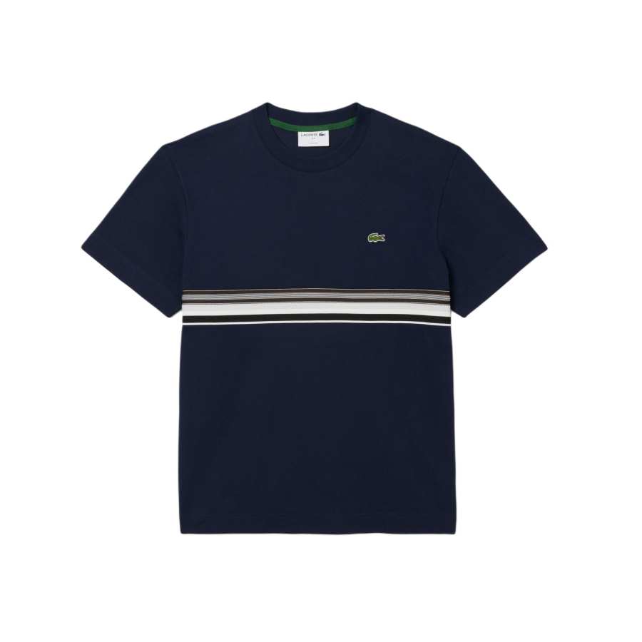 LACOSTE Lacoste logo-embroidered T-shirt