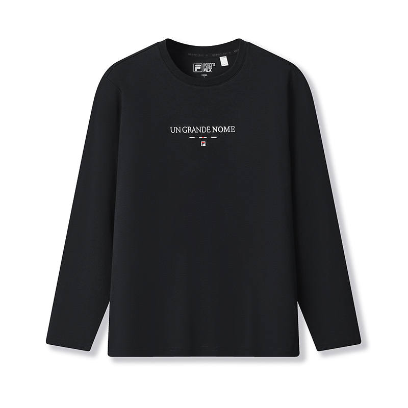 FILA Heritage T Shirts Men's Legend Blue Crew Neck Moderate