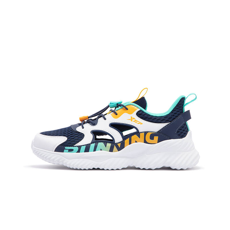 XTEP XTEP Light Oxygen Low top Running Shoes Dark Blue Xtep White Unisex