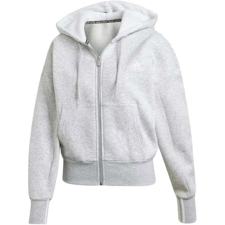 Adidas Adidas Sweatshirts Women's Gray Hooded Moderate Other