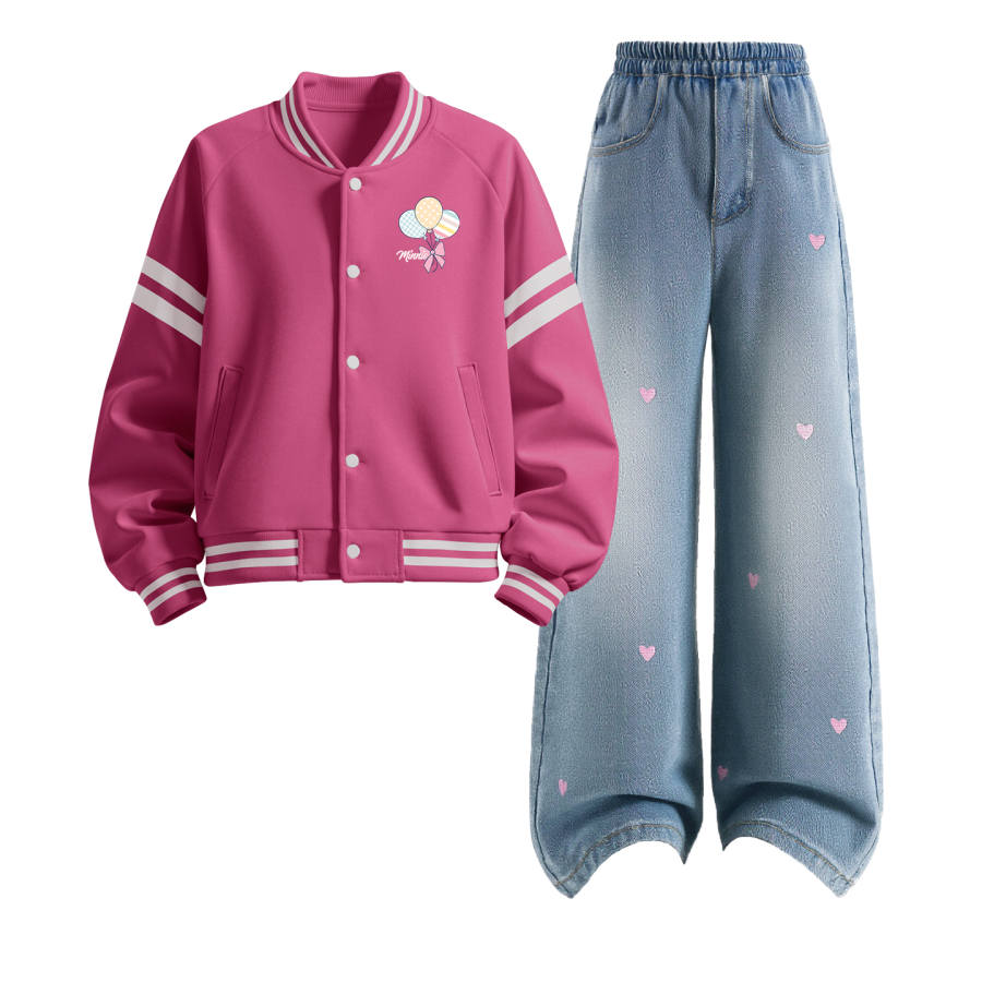 Disney Kids Casual Sportswear Crew Neck Moderate