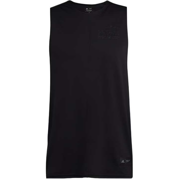 Adidas Adidas Tank Tops Unisex Black Crew Neck Moderate Straight Fit