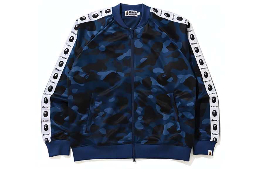 A BATHING APE Bape Color Camo Tape Jersey Top