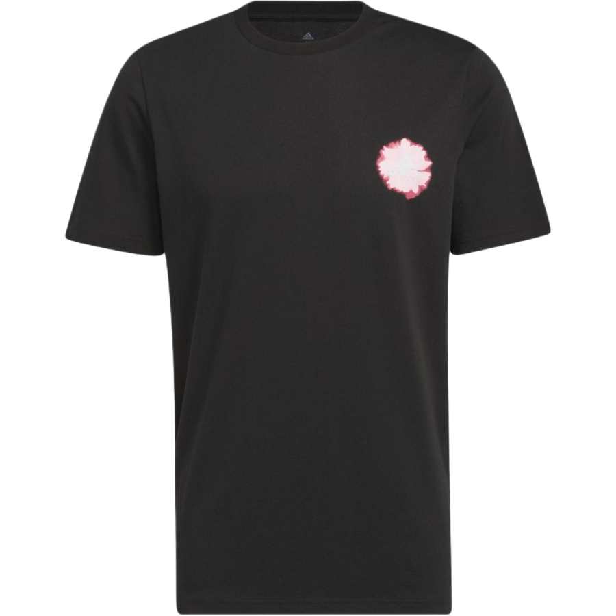 Adidas Adidas T Shirts Men's Black Crew Neck Moderate Straight Fit