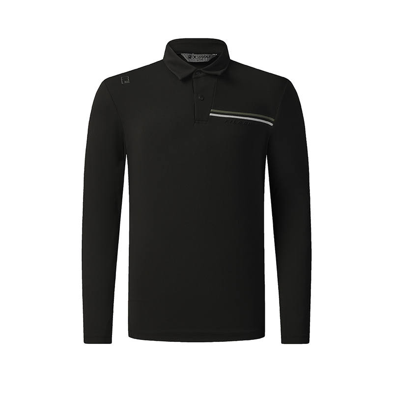 FILA Golf Knitted Fabric Long Sleeved Polo Shirt Men's