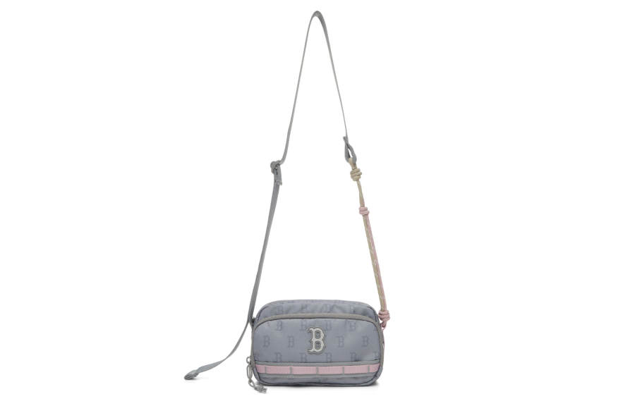 MLB Monogram Collection Boston Red Sox Polyester Crossbody Bags Women's Gray